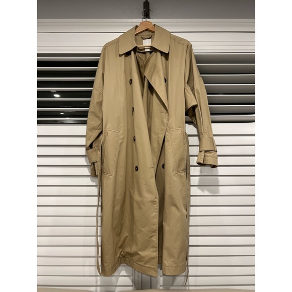 H&M Cotton Trench Coat (NWOT) - Picture 2 of 3